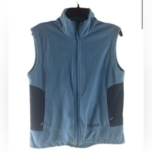 Marmot Windstopper Fleece Vest Light Blue | Women’s L